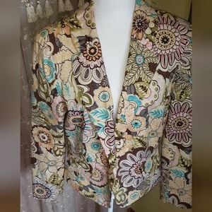 Work to Weekend | Flower Power Cool blazer